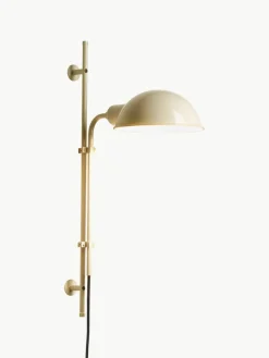 Wandlamp Funiculí met stekker en verstelbare lampenkap^Marset New