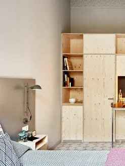 Wandlamp Funiculí met stekker en verstelbare lampenkap^Marset Best