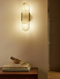 Wandlamp Galene in marmerlook^Westwing Collection Best