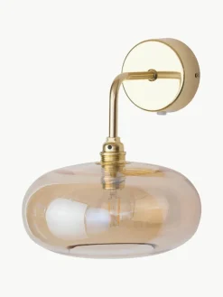 Wandlamp Horizon van mondgeblazen glas^EBB & FLOW Best