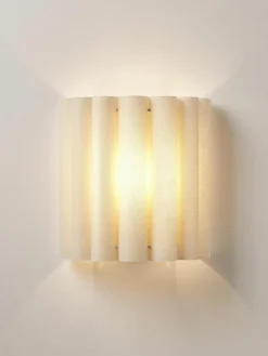 Wandlamp Lucina van linnen^Westwing Collection Online
