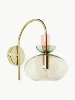Wandlamp Nyra van gekleurd glas^Westwing Collection Clearance