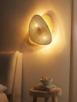 Wandlamp Tericita van bamboehout^Westwing Collection Best