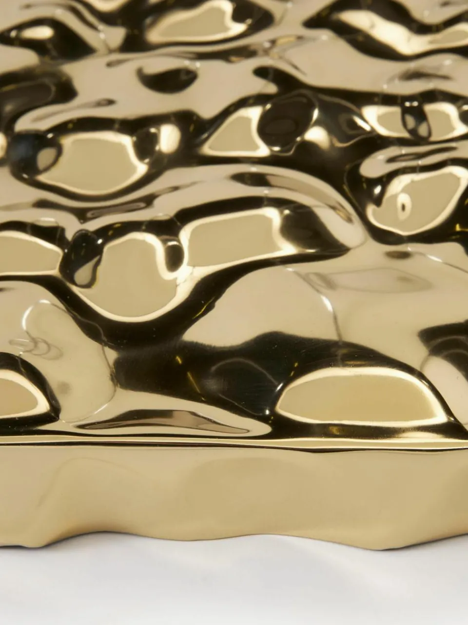 Wandobjecten Splash met een gehamerd oppervlak, 2 stuks^Westwing Collection New