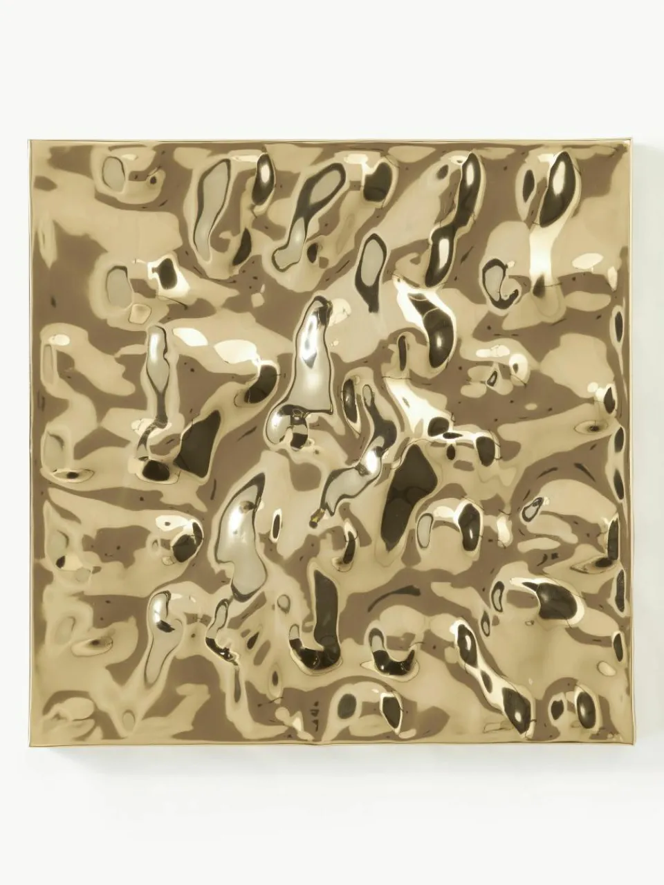 Wandobjecten Splash met een gehamerd oppervlak, 2 stuks^Westwing Collection New