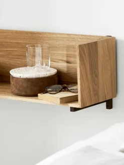 Wandplank Stack van eikenhout^Kristina Dam Fashion