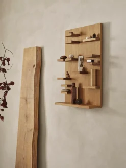 Wandrek Parade van eikenhout^ferm LIVING Hot