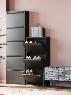 Wandschoenenkast Caruso met opklapbare vakken^Kare Design Fashion