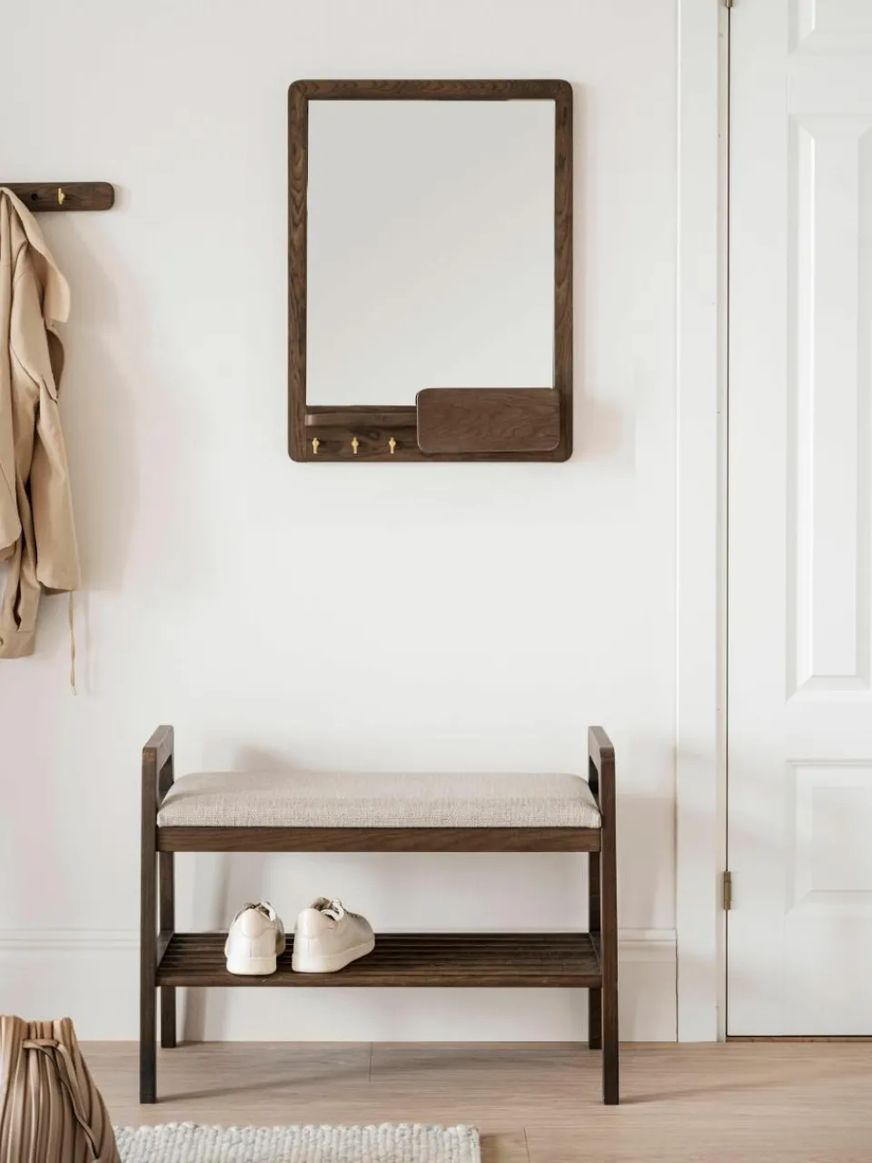 Wandspiegel Inverness van eikenhout^Rowico Outlet