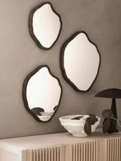 Wandspiegelset Bello in organische vorm, set van 3^Ellos Home Outlet