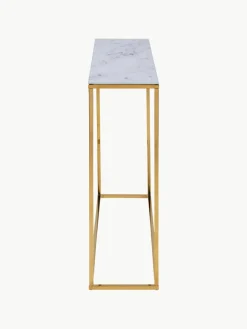 Wandtafel Aruba met glazen tafelbladen in marmerlook^Westwing Outlet