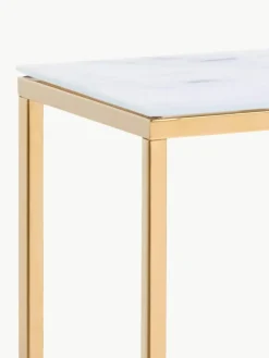 Wandtafel Aruba met glazen tafelbladen in marmerlook^Westwing Outlet