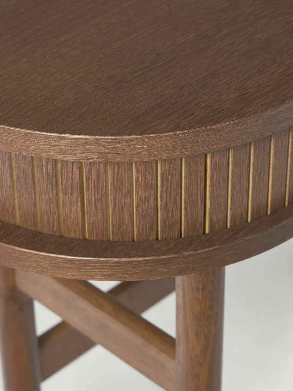 Wandtafel Calary met geribde voorzijde^Westwing Collection Online