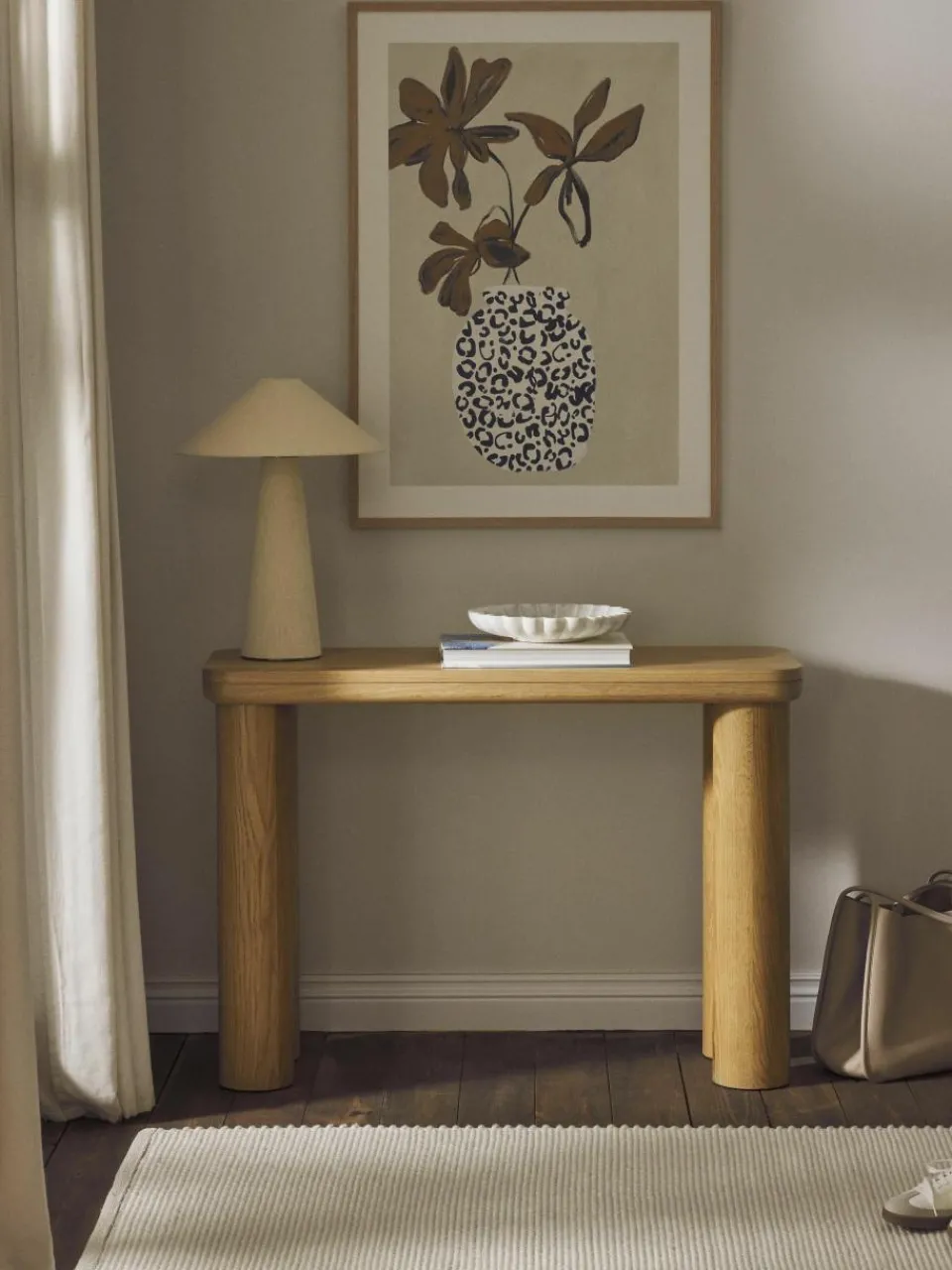 Wandtafel Kalia van eikenhout^Westwing Collection Fashion