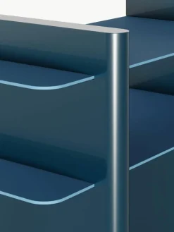 Wandtafel Rami met metalen elementen^Westwing Collection Fashion