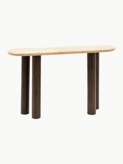 Wandtafel Trevi met travertijn tafelblad^Westwing Best