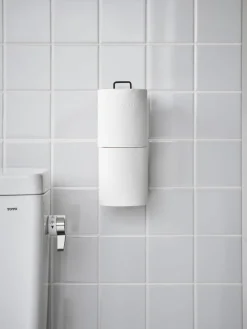 Wandtoiletrolhouder Tower met zelfklevende haken^Yamazaki Hot