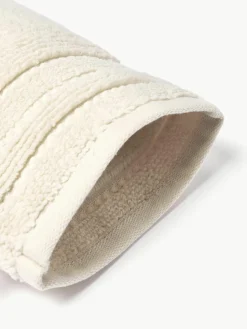 Washandjes Luxe met gestreepte rand, 2 stuks^Westwing Collection Best