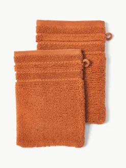 Washandjes Luxe met gestreepte rand, 2 stuks^Westwing Collection Online