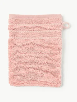 Washandjes Luxe met gestreepte rand, 2 stuks^Westwing Collection Hot