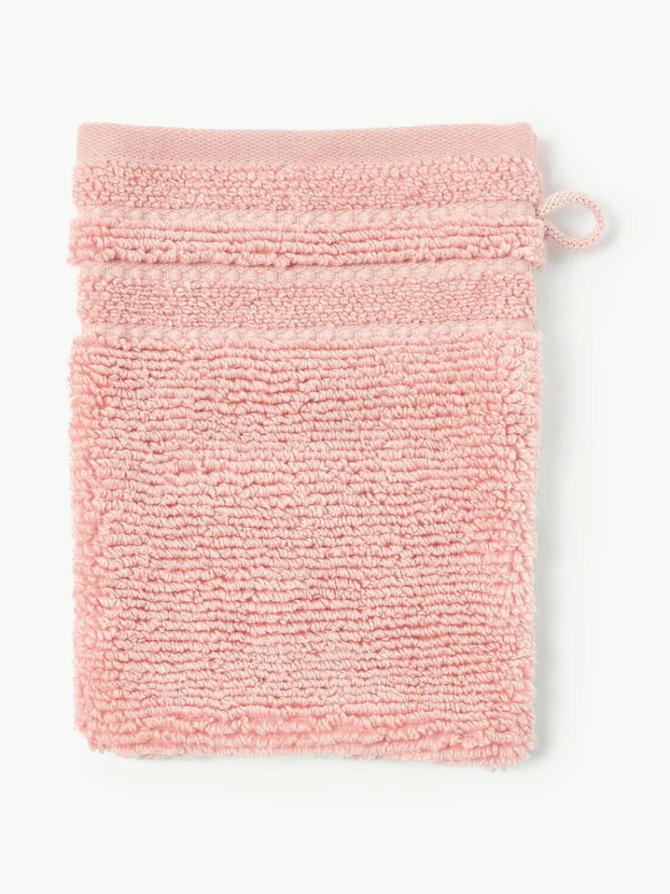 Washandjes Luxe met gestreepte rand, 2 stuks^Westwing Collection Hot