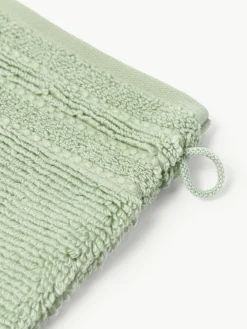 Washandjes Luxe met gestreepte rand, 2 stuks^Westwing Collection Fashion