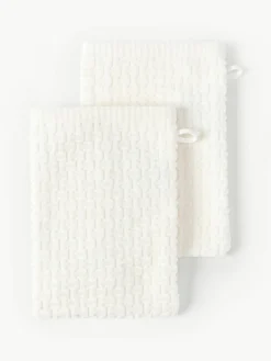 Washandjes Niam, 2 stuks^Westwing Collection Fashion