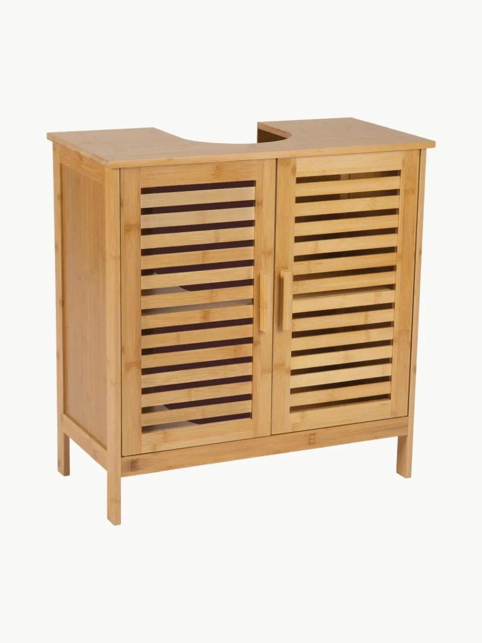 Wastafelmeubel van bamboehout Merhaba, B 60 cm^ANDREA HOUSE Outlet