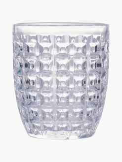 Waterglazen Bicchieri met structuurpatroon, 6-delig^Villa D'Este Home Tivoli Hot