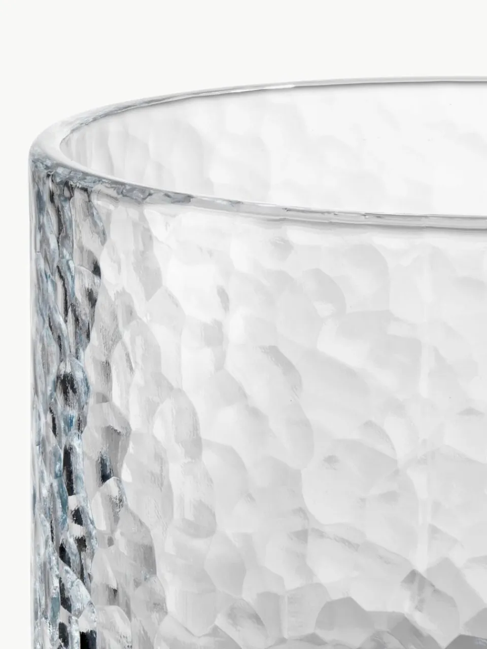 Waterglazen Forma met gestructureerde oppervlak, 2 stuks^Holmegaard New