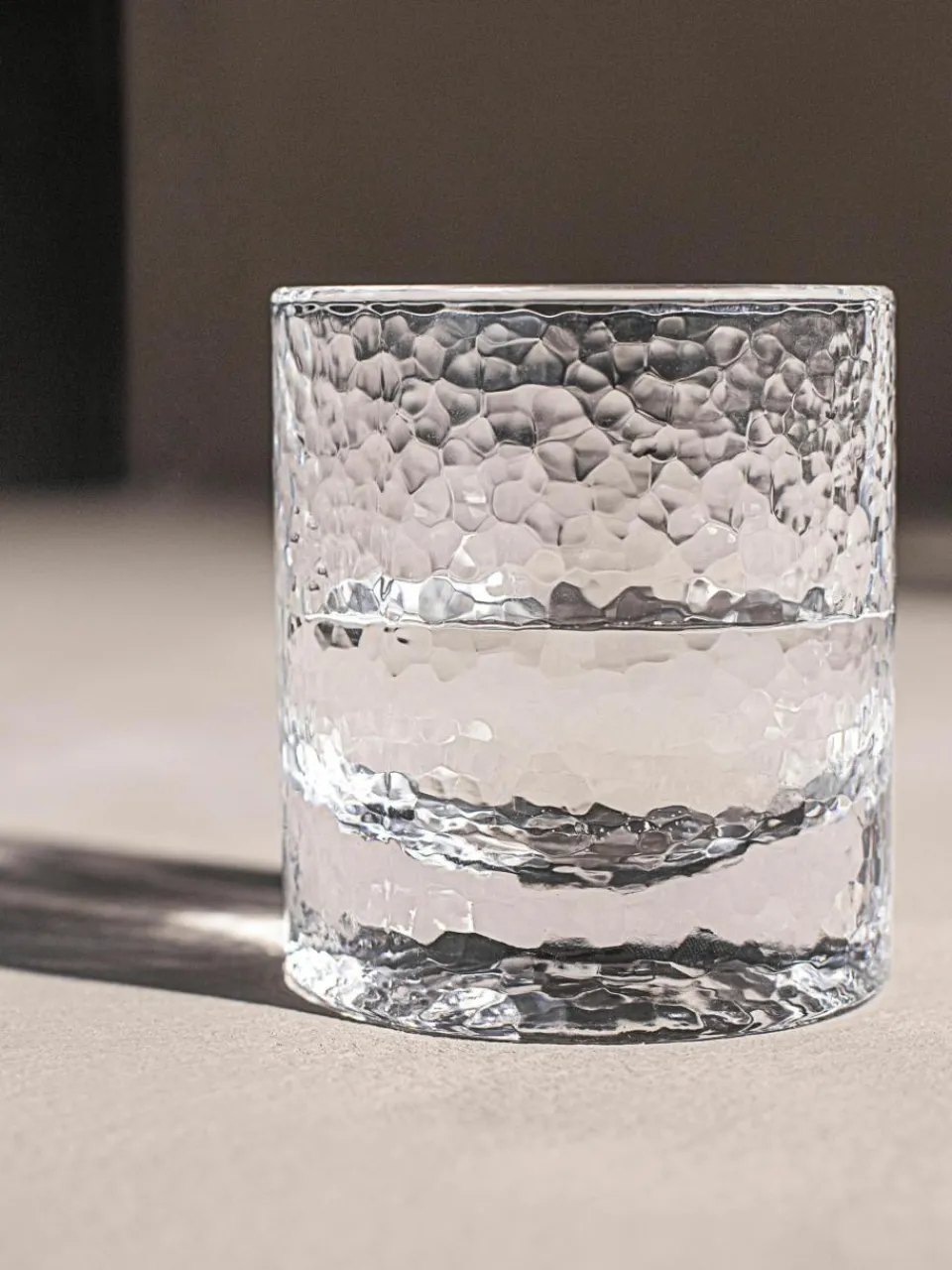 Waterglazen Forma met gestructureerde oppervlak, 2 stuks^Holmegaard New