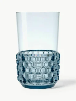 Waterglazen Jellies met structuurpatroon, 4 stuks^Kartell Sale