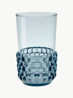 Waterglazen Jellies met structuurpatroon, 4 stuks^Kartell Sale