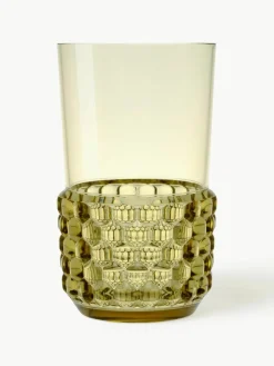 Waterglazen Jellies met structuurpatroon, 4 stuks^Kartell Best