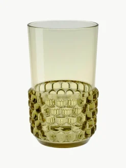 Waterglazen Jellies met structuurpatroon, 4 stuks^Kartell Best