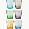 Waterglazen Peony, set van 6^Pols Potten Fashion