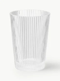 Waterglazen Pilastro met groefreliëf, 6 stuks^stelton Online