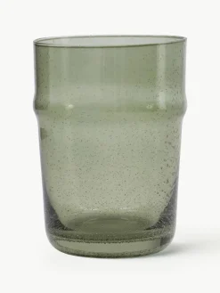 Waterglazen Rain met luchtbellen, 2 stuks^House Doctor Hot