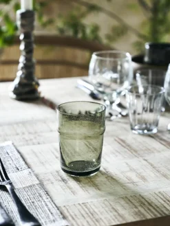 Waterglazen Rain met luchtbellen, 2 stuks^House Doctor Hot