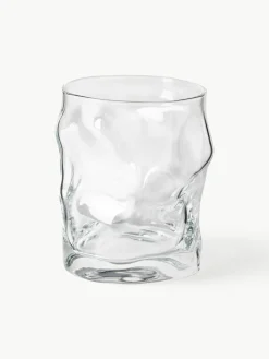 Waterglazen Sorgente in organische vorm, 6 stuks^Westwing Best