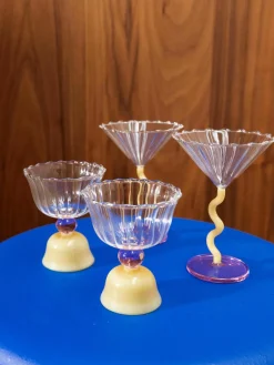 Waterglazen Tulip uit borosilicaatglas, 2 stuks^&k Amsterdam New