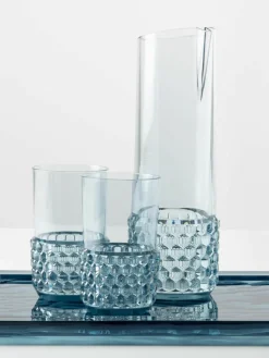 Waterkaraf Jellies met structuurpatroon, 1.3 L^Kartell New