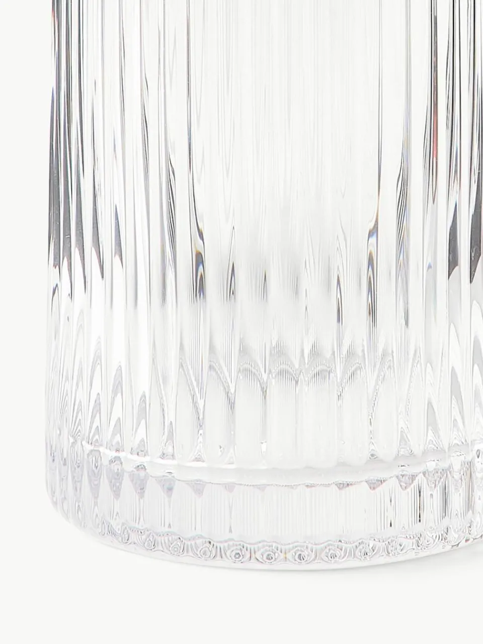 Waterkaraf Minna met groefreliëf en goudkleurige rand, 1.1 L^Westwing Collection Discount