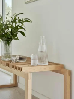 Waterkaraf Pilastro met glas, 1 L, set van 2^stelton Fashion