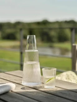 Waterkaraf Pilastro met glas, 1 L, set van 2^stelton Fashion
