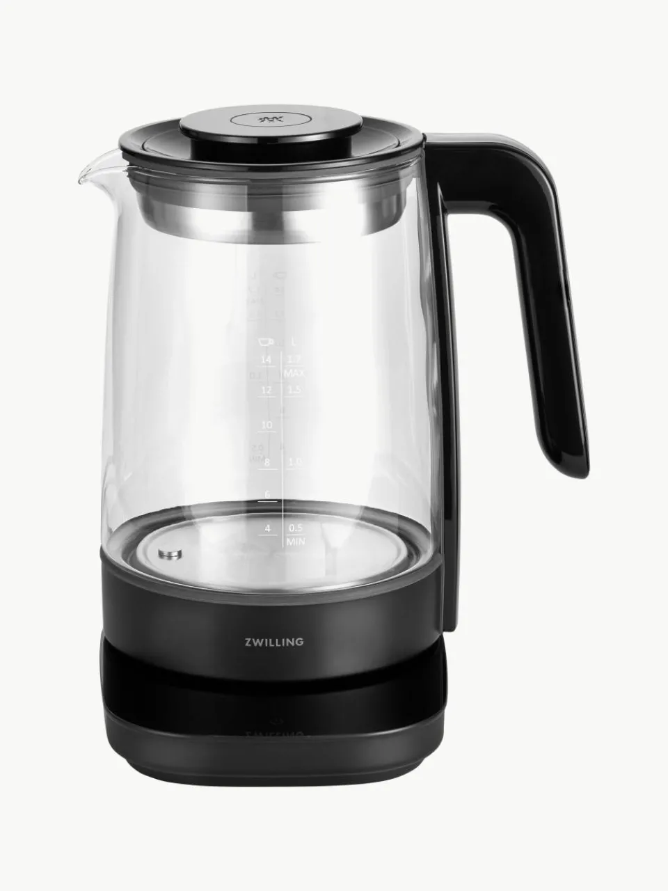Waterkoker Enfinigy van glas met thee inzetstuk 1.7 L^ZWILLING Outlet