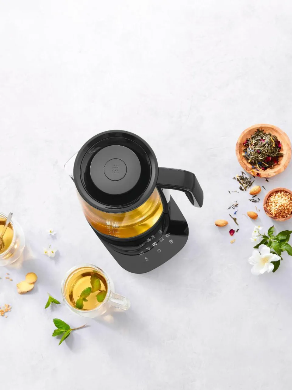 Waterkoker Enfinigy van glas met thee inzetstuk 1.7 L^ZWILLING Outlet