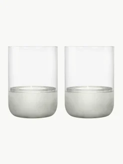 Waxinelichten Calma van beton, 2 stuks^blomus Discount
