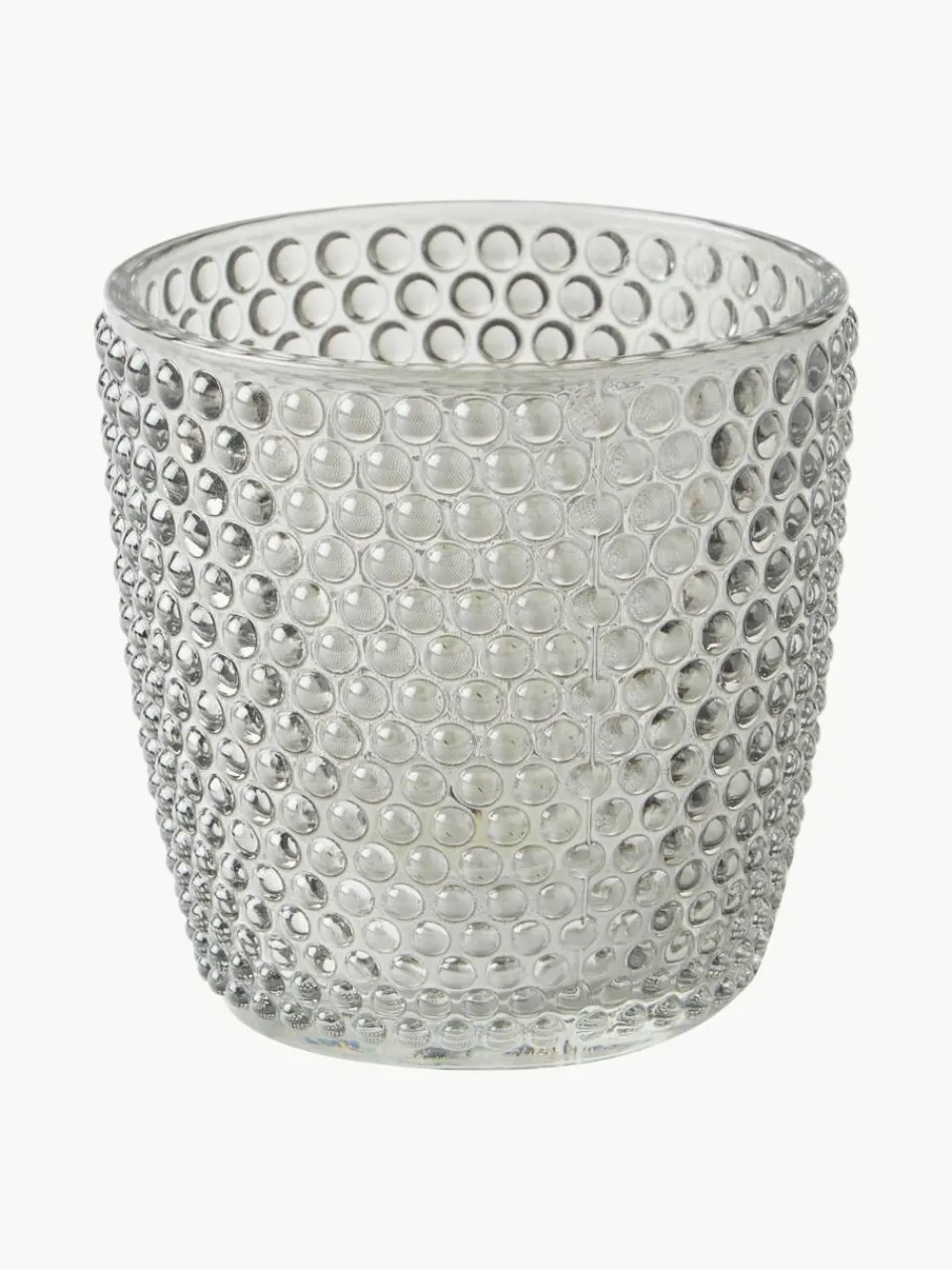 Waxinelichthouder Marilu van glas, set van 4^Westwing Fashion