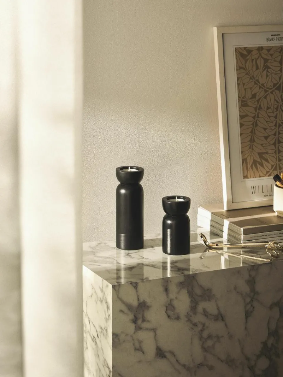 Waxinelichthouders Matti van mangohout, set van 2^Westwing Collection Best